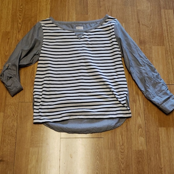 Anthropologie Tops - ANTHRO Postmark mixed media top sz XS